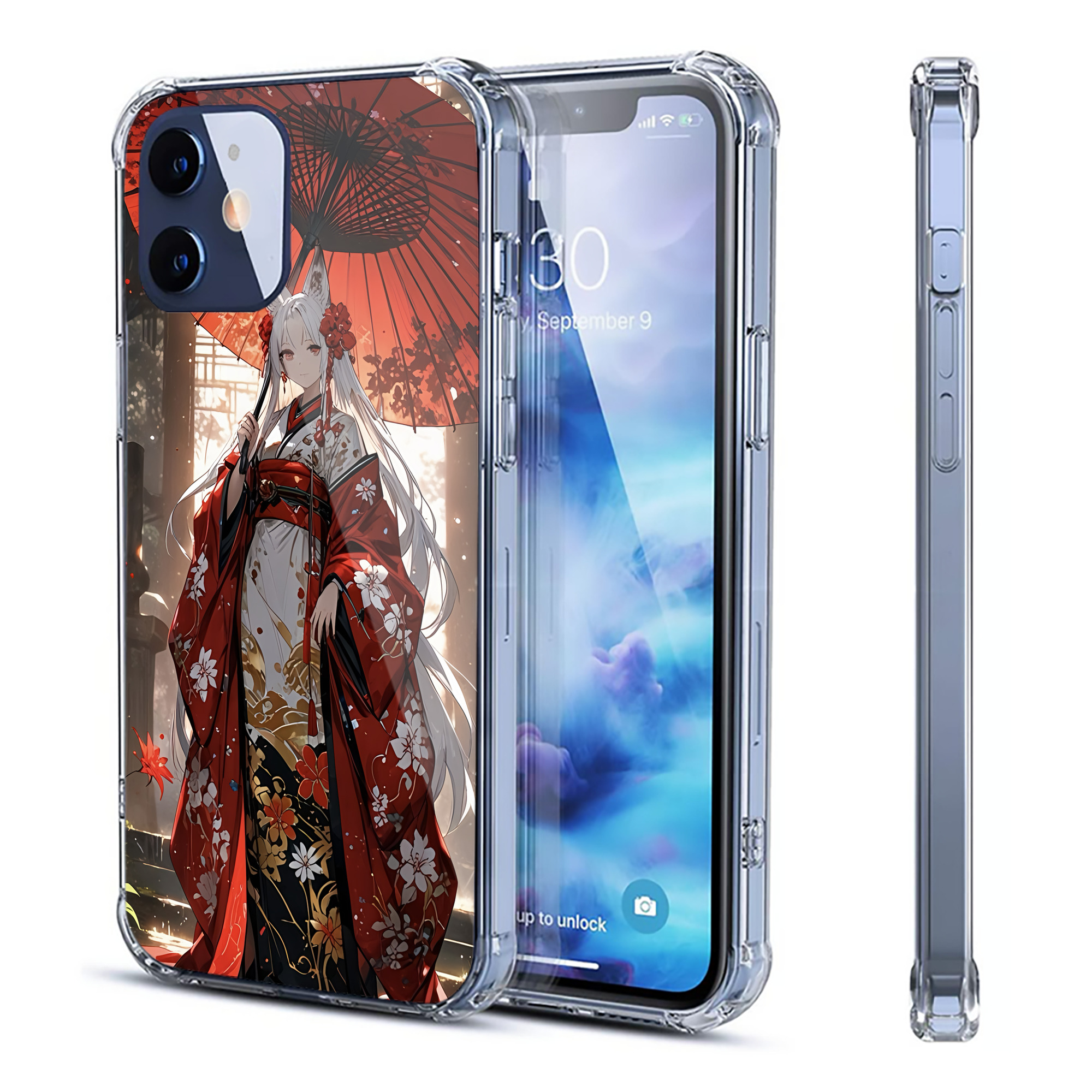 （画像用） 刀剣乱舞 Touken Ranbu 【iPhone 12シリーズ対応】透明スマホケース（クリアソフトケース）